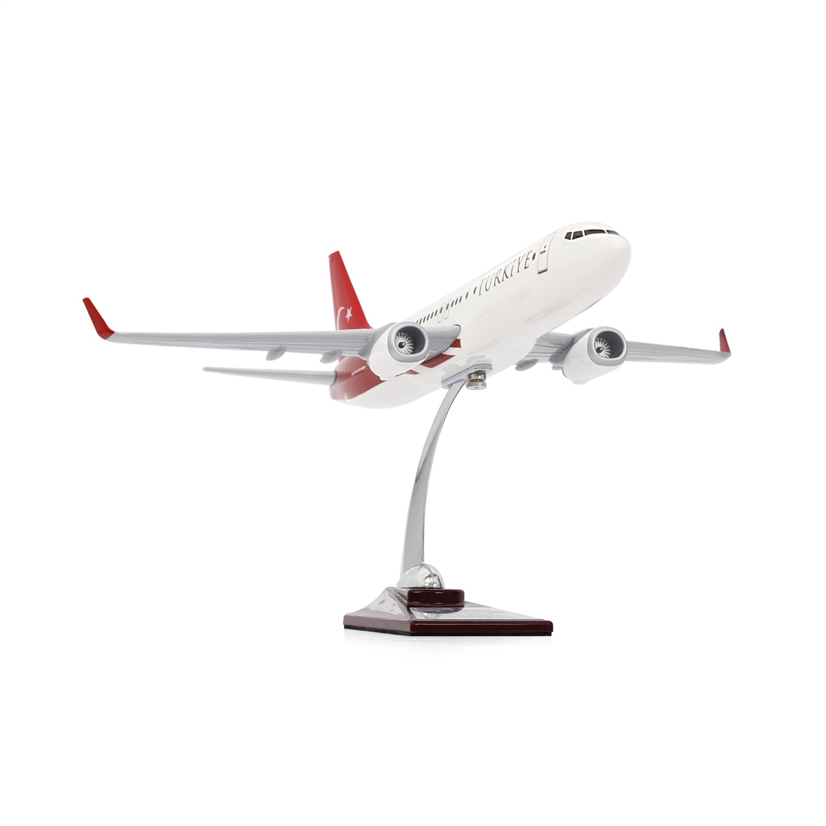 ZekUpp - Maket Uçak - Boeing 737-800 1/100 - TÜRKİYE Özel Tasarımlı Uçak Model F