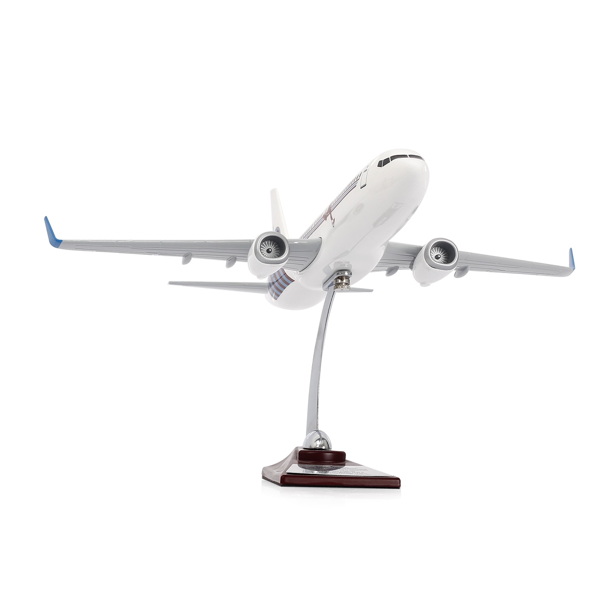 ZekUpp - Maket Uçak - Boeing 737-800 1/100 - BORDO MAVİ TARAFTAR Özel Tasarım Model Uçak