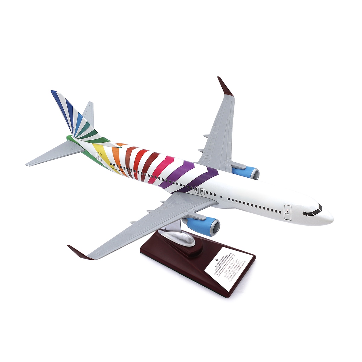 Zekupp - Maket Uçak - Boeing 737-800 1/100 - RENKLİ ÖZEL TASARIM Model Uçak