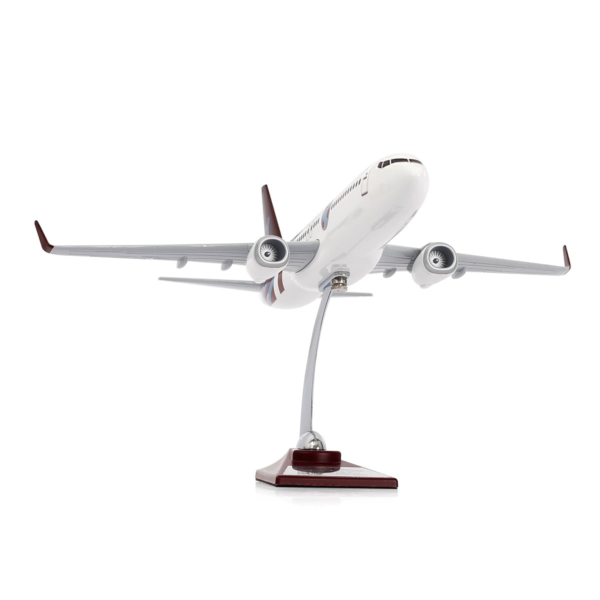 ZekUpp - Maket Uçak - Boeing 737-800 1/100 - BORDO MAVİ TARAFTAR Özel Tasarım Model Uçak