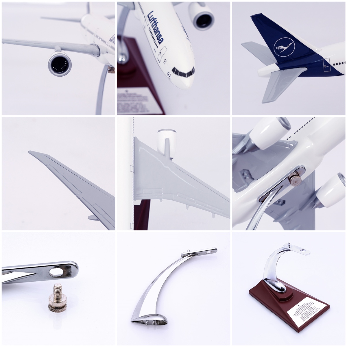 ZekUpp -Maket Uçak - Boeing 777-300 1/200 - LUFTHANSA Model Uçak