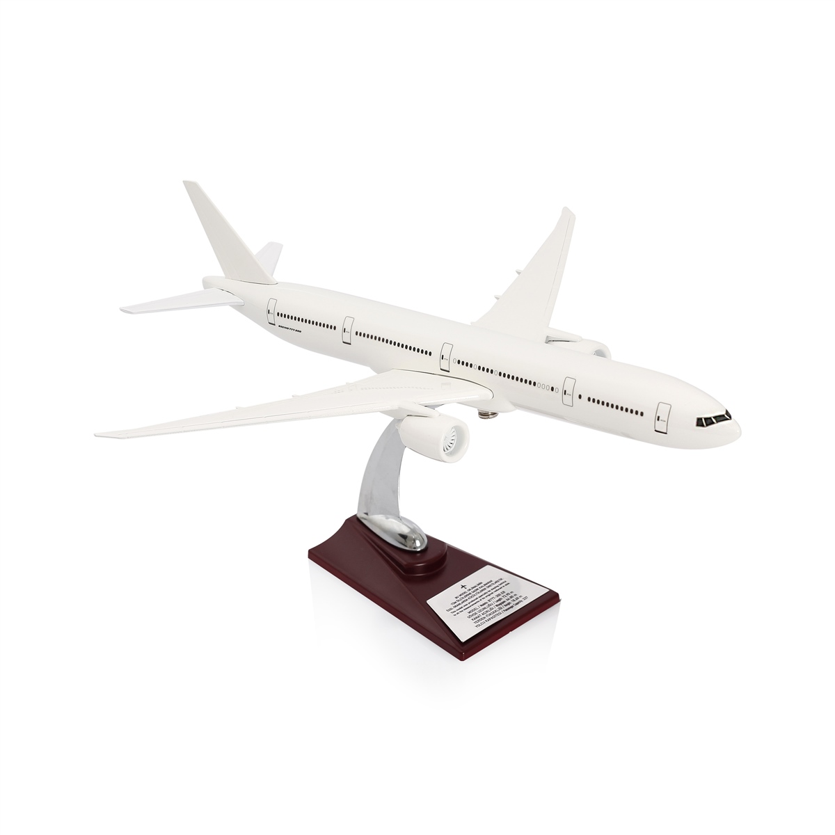 Zekupp - Maket Uçak - Boeing 777-300 1/200 - BEYAZ ÖZEL TASARIM Model Uçak