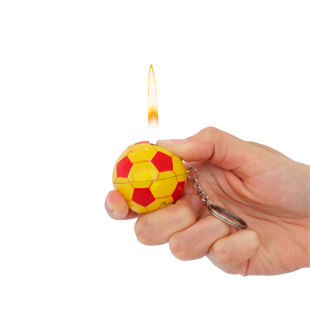 Zekupp Sarı Kırmızı Çakmak Fonksiyonlu Taraftar Anahtarlık