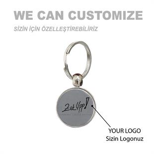 Zekupp  Logo İşlemeli Anahtarlık