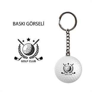 Zek Upp Zekupp Golf Topu Anahtarlık, El Yapımı Anahtarlık, Hediyelik Anahtarlık