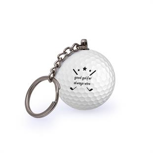 Zekupp Golf Topu El Yapımı Hediyelik Anahtarlık Good Golfer