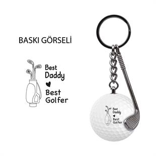 Zekupp Golf Topu El Yapımı Hediyelik Anahtarlık Best S