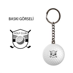 Zekupp Golf Topu El Yapımı Hediyelik Anahtarlık Club