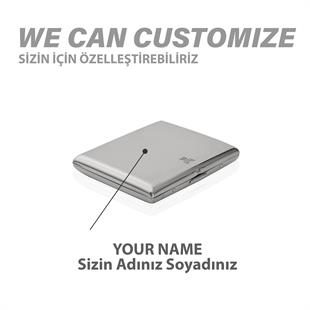 Zekupp Joker Çakmak ve Metal Sigara Tabakası Set Gümüş Altın