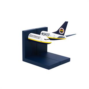 Zekupp Boeing 737-800 1/100 Ölçek Fenerbahçe Lisanslı Kitap Desteği
