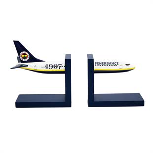 Zekupp Boeing 737-800 1/100 Ölçek Fenerbahçe Lisanslı Kitap Desteği