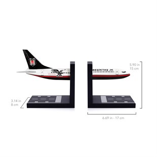 Zekupp Boeing 737-800 1/100 Ölçek Beşiktaş Lisanslı Klasik Tasarım Nostalji Kitap Desteği 