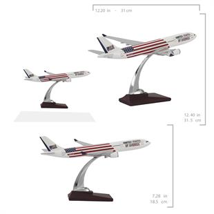 Zekupp Airbus A330-300 1/200 - ABD ÖZEL TASARIM Model Uçak