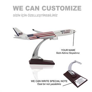 Zekupp Airbus A330-300 1/200 - ABD ÖZEL TASARIM Model Uçak