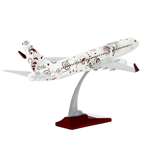 Zekupp Boeing 737-800 1/100 Ölçek Kahverengi Desenli Maket Uçak