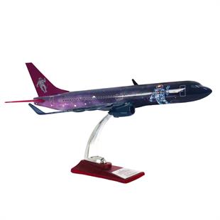 Zekupp Boeing 737-800 1/100 Ölçek Astronot Temalı Maket Uçak