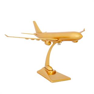 Zekupp Airbus A330-300 1/200 Ölçek Gold Tasarımlı Maket Uçak