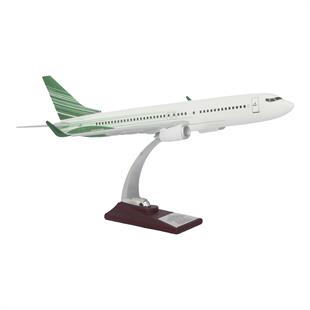 Zekupp Boeing 737-800 1/100 Ölçek Yeşil Çizgili Maket Uçak