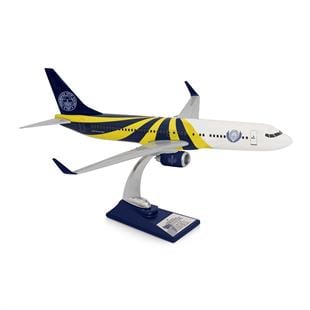 Zekupp Boeing 737-800 1/100 Ölçek Fenerbahçe Lisanslı Sarı Lacivert Tasarım Maket Uçak