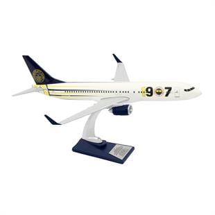 Zekupp Boeing 737-800 1/100 Ölçek Fenerbahçe Lisanslı 1907 Tasarım Maket Uçak