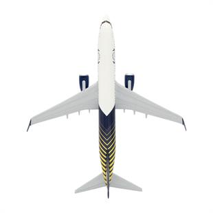 Zekupp Boeing 737-800 1/100 Ölçek Fenerbahçe Lisanslı Çizgili Tasarım Maket Uçak