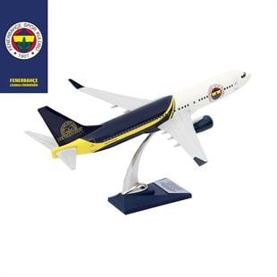 Zekupp Boeing 737-800 1/100 Ölçek Fenerbahçe Lisanslı Tasarım Maket Uçak