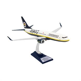 Zekupp Boeing 737-800 1/100 Ölçek Fenerbahçe Lisanslı Klasik Tasarım Maket Uçak