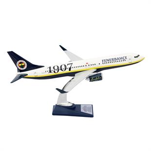 Zekupp Boeing 737-800 1/100 Ölçek Fenerbahçe Lisanslı Klasik Tasarım Maket Uçak
