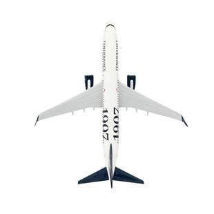Zekupp Boeing 737-800 1/100 Ölçek Fenerbahçe Lisanslı Klasik Tasarım Maket Uçak