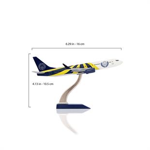 Zekupp Boeing 737-800 1/250 Ölçek Fenerbahçe Lisanslı Sarı Lacivert Tasarım Maket Uçak