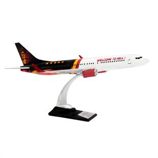Zekupp Boeing 737-800 1/100 Ölçek Welcome to Hell Tasarımlı Maket Uçak