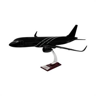Zekupp Airbus 320-200 1/60 Ölçek Çizgili  Tasarım Keman Boy Maket Uçak