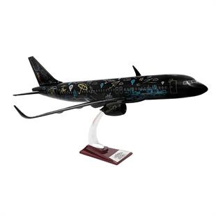 Zekupp Airbus 320-200 1/60 Ölçek Desenli  Tasarım Keman Boy Maket Uçak