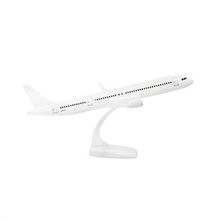 Zekupp Airbus A321 1/200 Ölçek  Beyaz Tasarım Plastik Maket Uçak