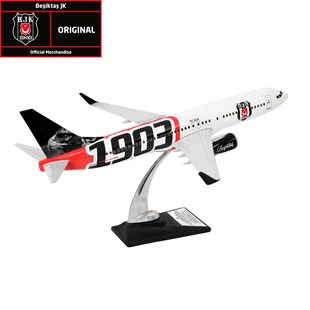 Zekupp Boeing 737-800 1/100 Ölçek Beşiktaş Lisanslı 1903 Logolu Maket Uçak