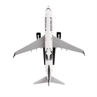 Zekupp Boeing 737-800 1/100 Ölçek Beşiktaş Lisanslı Klasik Tasarım Nostalji Maket Uçak