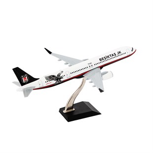 Zekupp Airbus 321 1/200 Ölçek Beşiktaş Lisanslı Klasik Tasarım Nostalji Maket Uçak