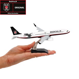 Zekupp Airbus 321 1/200 Ölçek Beşiktaş Lisanslı Klasik Tasarım Nostalji Maket Uçak