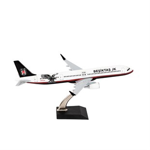 Zekupp Airbus 321 1/200 Ölçek Beşiktaş Lisanslı Klasik Tasarım Nostalji Maket Uçak