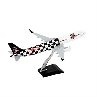 Zekupp Airbus 321 1/200 Ölçek Beşiktaş Lisanslı Damalı Tasarım Maket Uçak