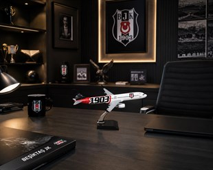Zekupp Airbus 321 1/200 Ölçek Beşiktaş Lisanslı 1903 Logolu Maket Uçak