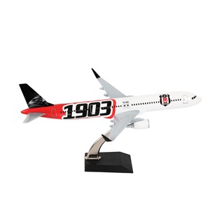 Zekupp Airbus 321 1/200 Ölçek Beşiktaş Lisanslı 1903 Logolu Maket Uçak