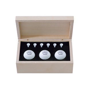 Zekupp Profesyonel 3 Top 6 Tee Ahşap Golf Seti