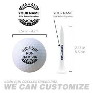 Zekupp Profesyonel 3 Top 6 Tee Ahşap Golf Seti