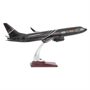 Zekupp Boeing 737-800 1/100 Ölçek FHTF 2 Sloganlı Model Uçak