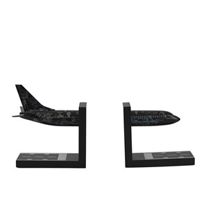 Zekupp Boeing 737-800 Siyah Uçak Kitap Desteği