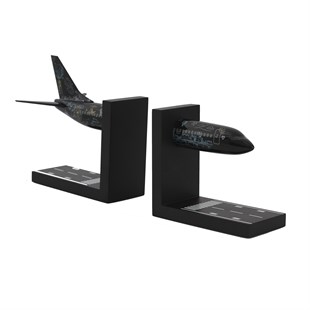 Zekupp Boeing 737-800 Siyah Uçak Kitap Desteği