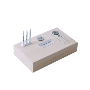 Zekupp Profesyonel Marker ve 3 Tee Ahşap Kutu Golf Seti