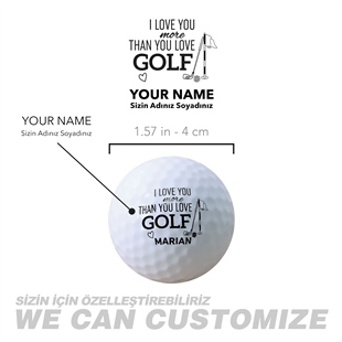 Zekupp Profesyonel 2 Adet Golf Topu Bordo Ahşap Kutulu