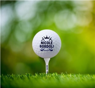 Zekupp Profesyonel 2 Top ve 50 Tee Sürgülü Ahşap Kutu Kişiye Özel Golf Seti